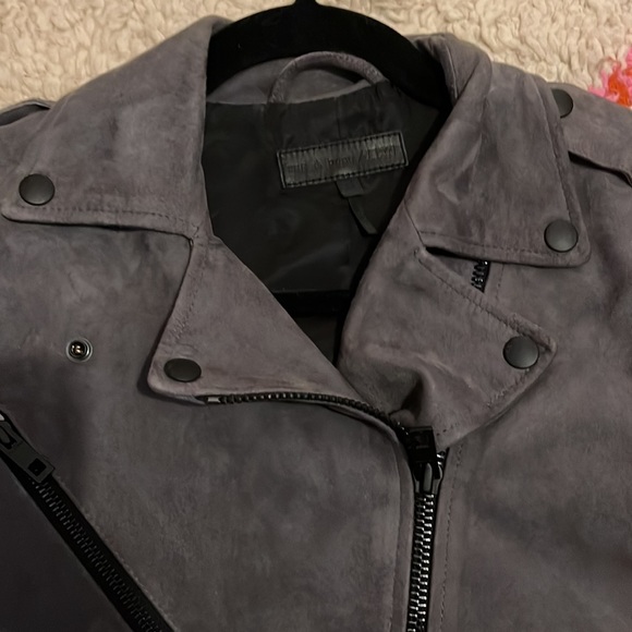 Rag and Bone Suede Bomber - Picture 3 of 4
